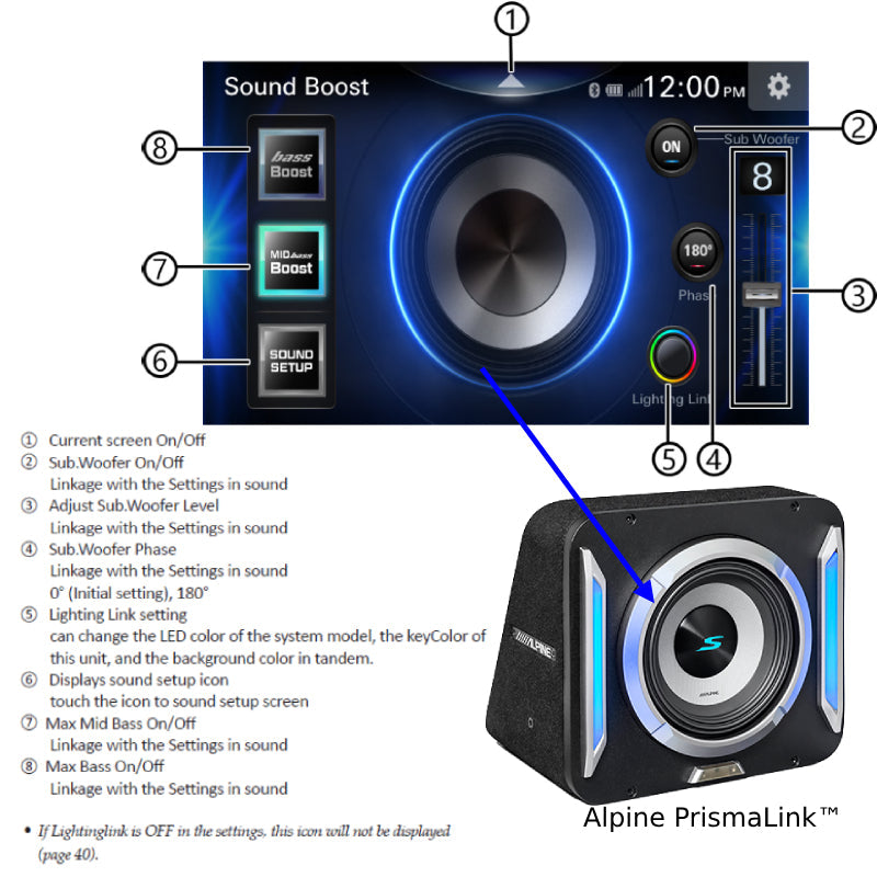 Alpine ILX-W770 7" Wireless Apple CarPlay Android Auto & 6.5" Component & Caxil Speakers, Mobile Holder, Tape