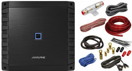 Alpine S2-A36F S-Series Class-D 4-Channel Car Amplifier & KIT4 Installation AMP Kit