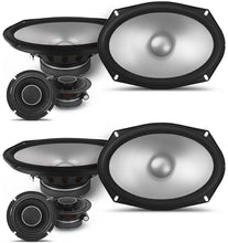 Charger l&#39;image dans la galerie, 2 Alpine S Series S2-S69C 6x9&quot; Hi-Res Component Car Audio Speaker System