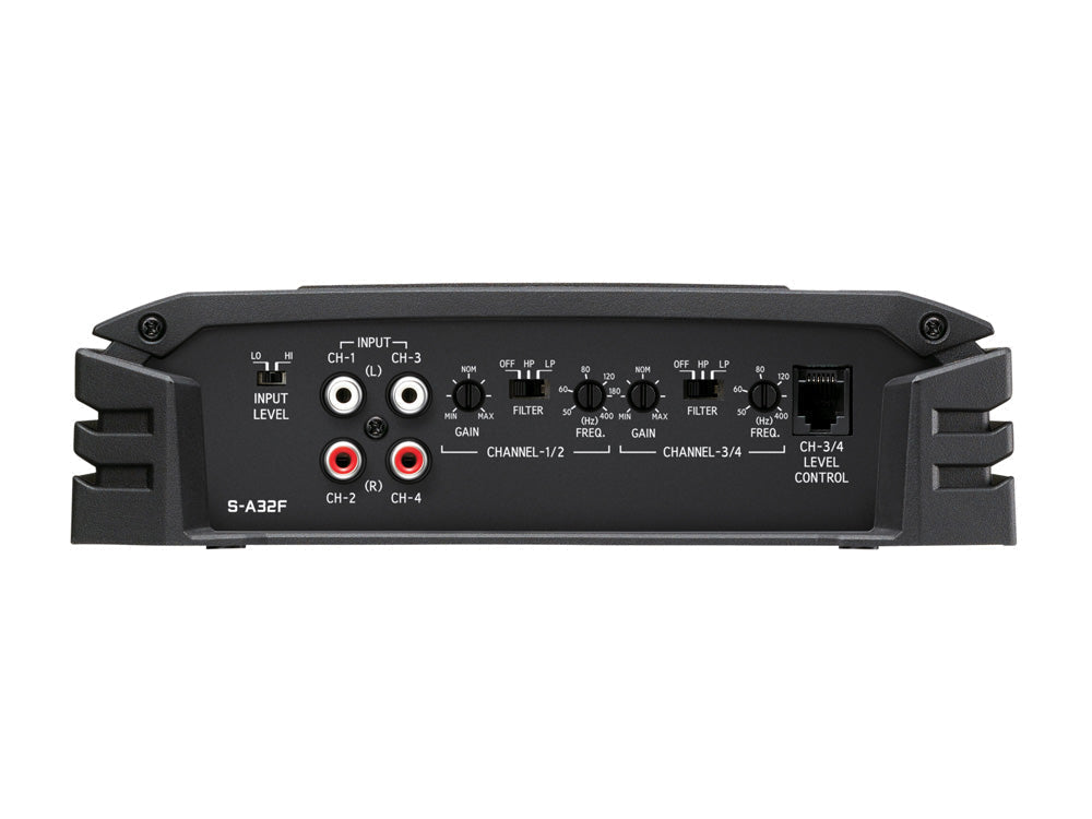 Alpine S-A32F Compact 4-Channel Amplifier & 6.5" Speakers Package