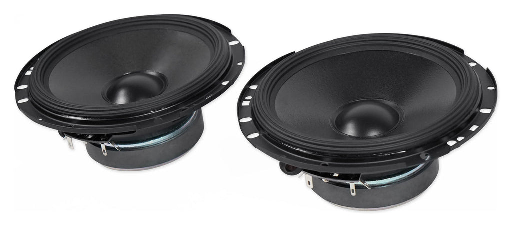 2 ALPINE S-S65C 240w 6.5" Car Audio Component Speakers w/1 Tweeters