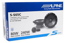 Load image into Gallery viewer, Alpine 6.5&quot; S2-S65C Component Set S2-S65 Coaxials with S2-A36F Amplifier &amp; KIT4