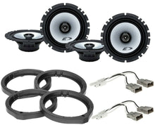 Charger l&#39;image dans la galerie, 2 Alpine SXE-1726S + Front &amp; Rear Speaker Adapters + Harness Fit Honda Acura Vehicles