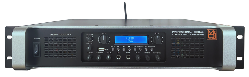 MR DJ AMP10000DSP 2Ch Class AB 10000W PA DJ Power Amplifier Onboard DSP Bluetooth USB
