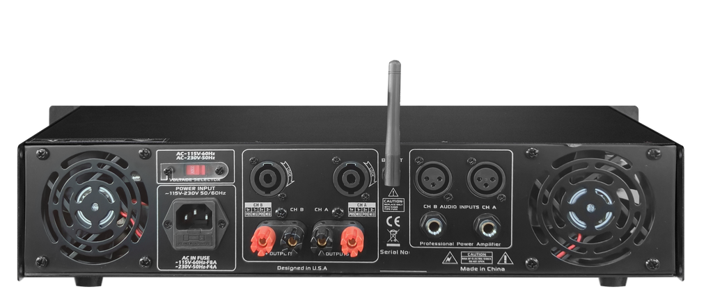 MR DJ AMP5000DSP 2Ch Class AB 5000W PA DJ Power Amplifier With Onboard DSP Bluetooth USB