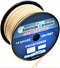 Charger l&#39;image dans la galerie, 2 American Terminal PROS14250 14 Gauge Speaker Wire&lt;br/&gt; 250&#39; 14 Gauge PRO PA DJ Car Home Marine Audio Speaker Wire Cable Spool