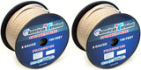 2 American Terminal PROS8G100 100' 8 Gauge PRO PA DJ Car Home Marine Audio Speaker Wire Cable Spool