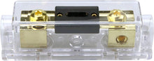 Charger l&#39;image dans la galerie, Absolute ANH-3 0/2/4 Gauge AWG in-Line ANL Fuse Holder &amp; Gold Plated 120 Amp Fuse