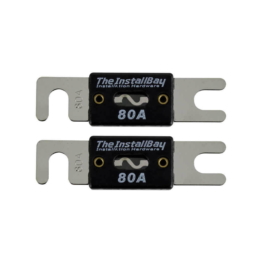 Install Bay ANL80 80 AMP ANL FUSE - 2 PACK