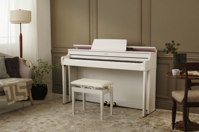 Casio AP300WE Celviano Digital Piano, Matte White