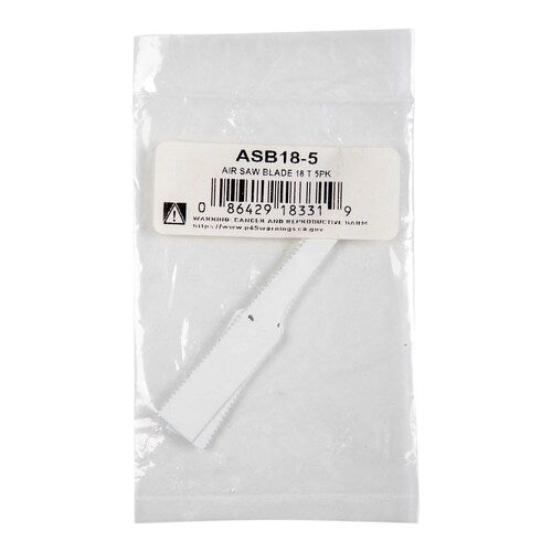 Install Bay ASB18-5 18TPI - 1/2 in Air Saw Blade - Package of 5