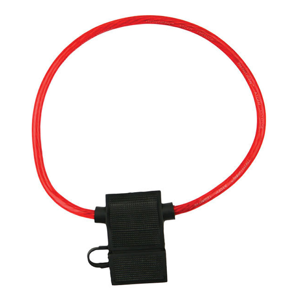 Install Bay ATFH12MC-10 ATM Fuse Holder With Cover 12 Gauge - Package of 10
