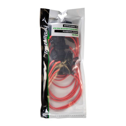 Install Bay ATFH12MC-10 ATM Fuse Holder With Cover 12 Gauge - Package of 10