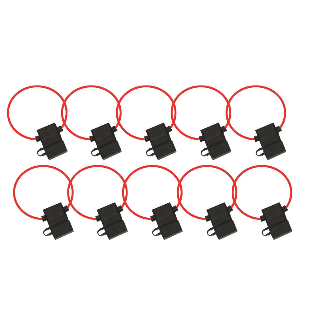 Install Bay ATFH16MC-10 ATM Fuse Holder With Cover 16 Gauge - Package of 10