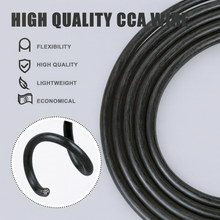 Load image into Gallery viewer, American Terminal ATP8G250BK 8GA 250' Black Power Ground Wire Car Audio Amplifier Marine Cable