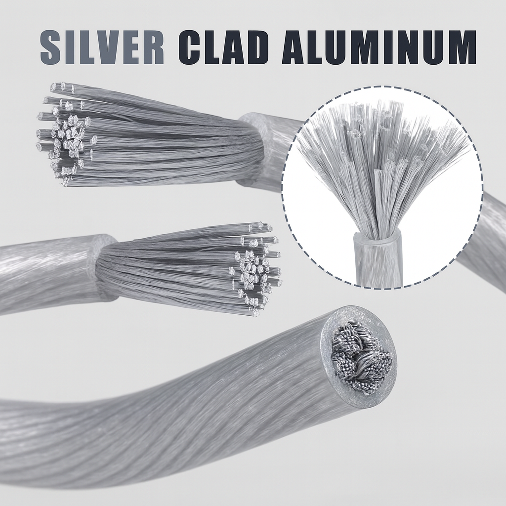American Terminal ATP8G100SL 8GA 100' Silver Power Ground Wire Car Audio Amplifier Marine Cable