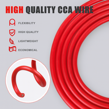 Load image into Gallery viewer, American Terminal ATP8G50RD 8GA 50' Red Power Ground Wire Car Audio Amplifier Marine Cable