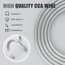 Load image into Gallery viewer, American Terminal ATP8G100SL 8GA 100' Silver Power Ground Wire Car Audio Amplifier Marine Cable