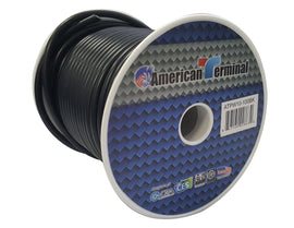 American Terminal ATPW10-100BK 10GA 100' Black Primary Remote Power Ground Wire