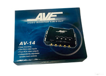Charger l'image dans la galerie, AVE AV-14 Video Booster 1 In - 4 Out Amplifie Splitter Video Signal