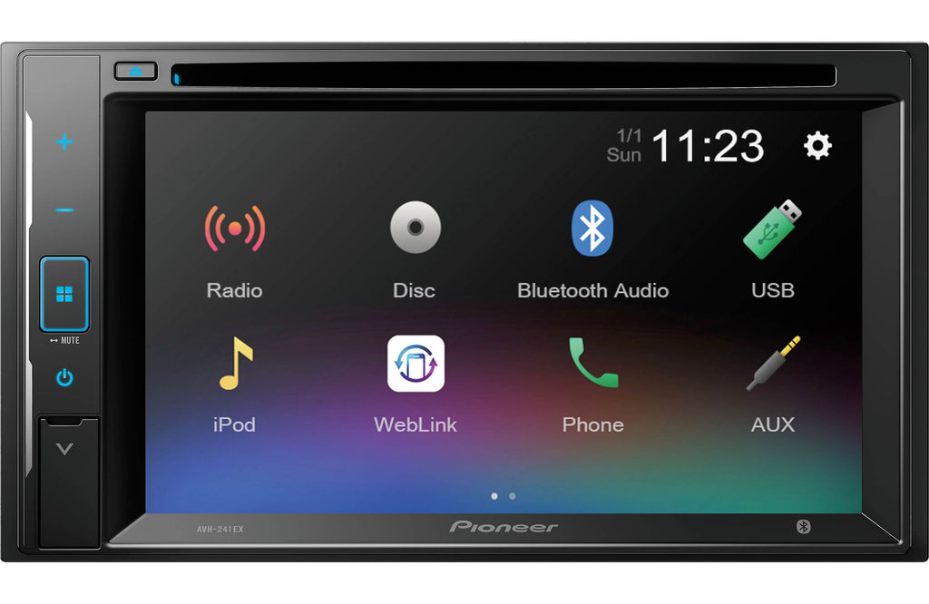 Pioneer AVH-241EX DVD Receiver with Rear View Backup Camera