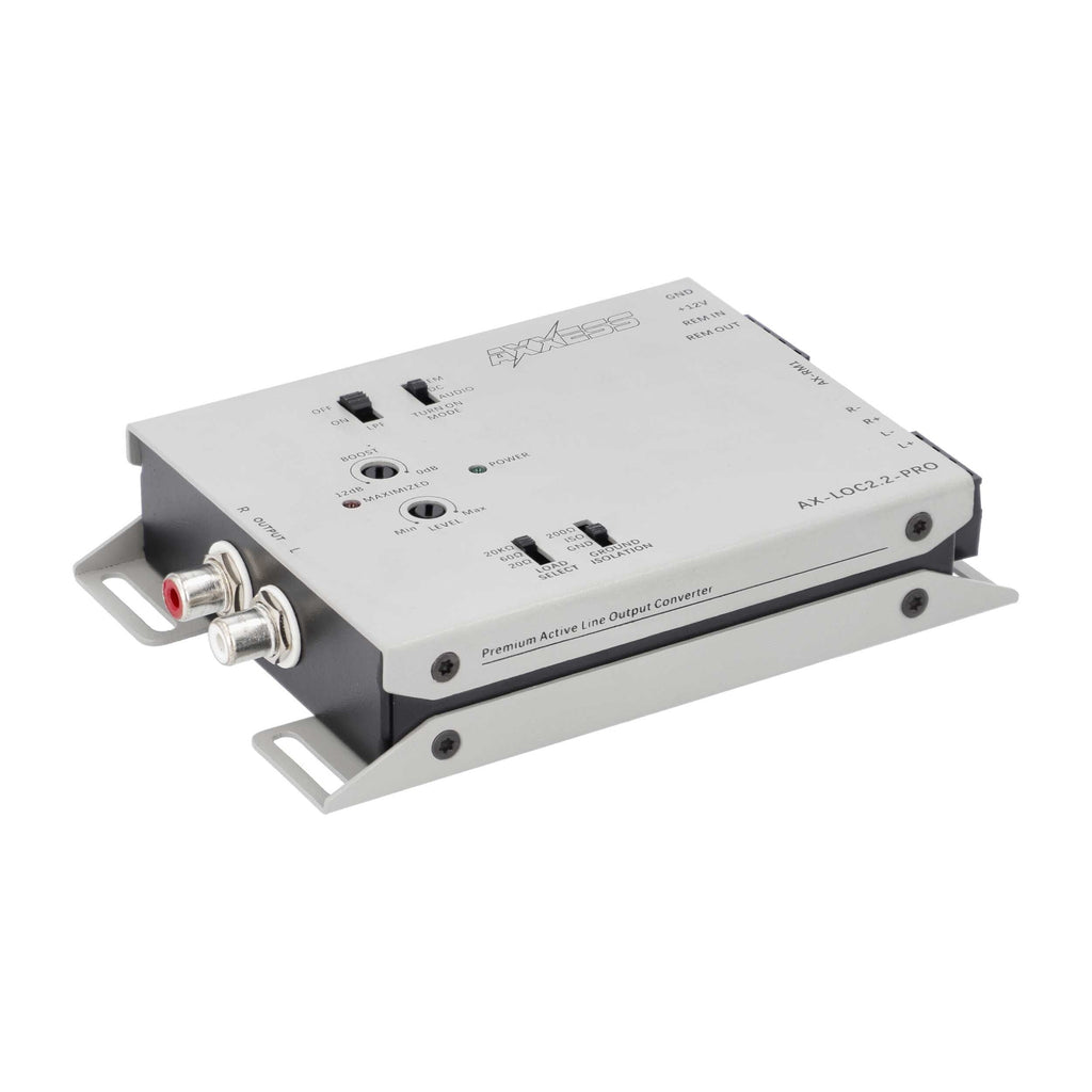 Axxess AX-LOC2.2-PRO 2CH Active Line Output Converter with Bass Boost