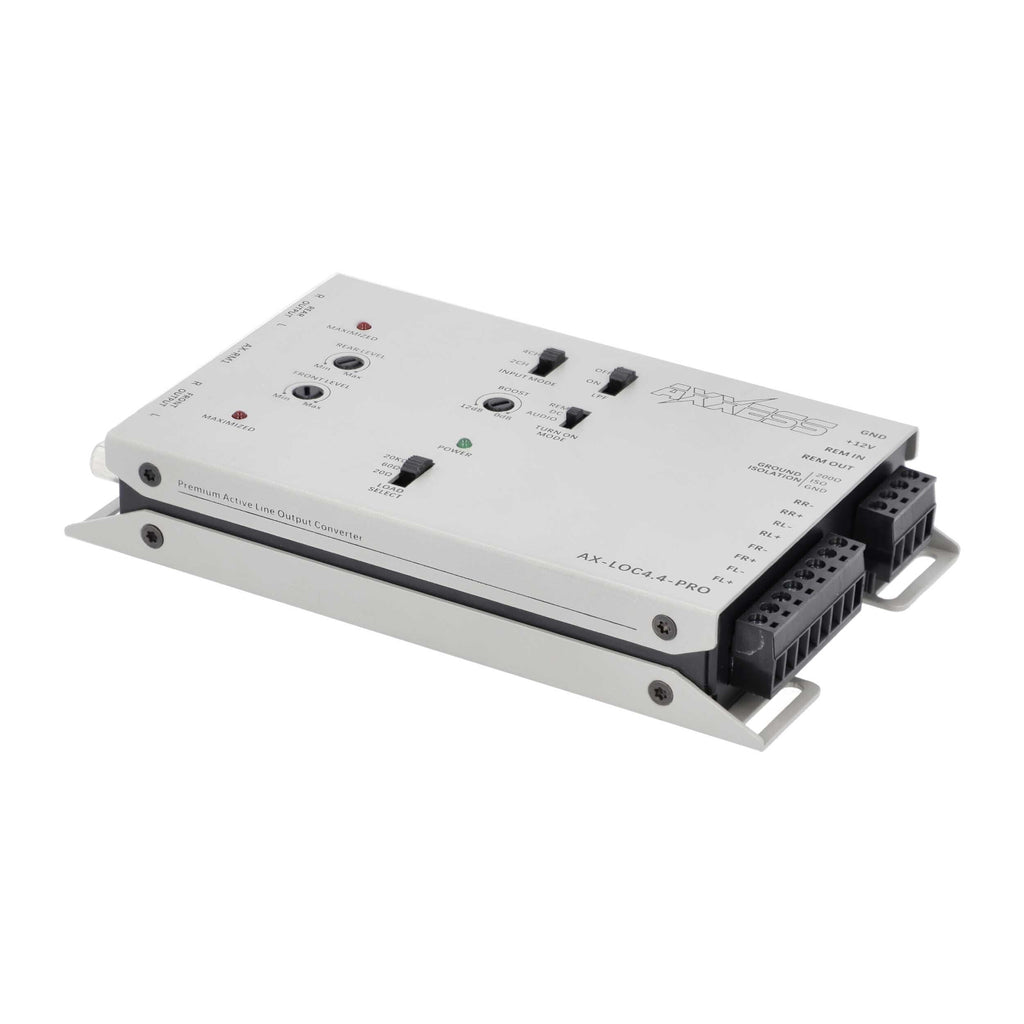 Axxess AX-LOC4.4-PRO 4CH Active Line Output Converter with Bass Boost