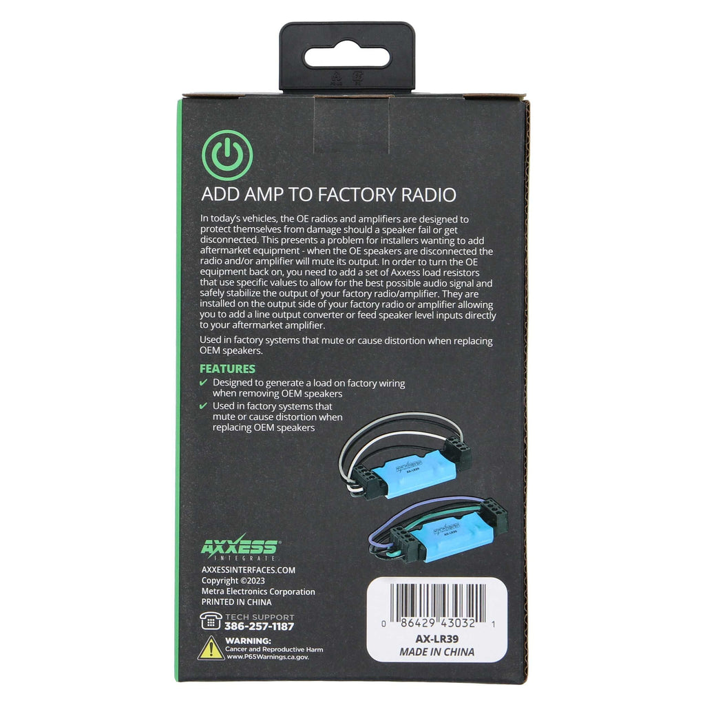 Axxess AX-LR39 39 Ohm Universal Load Resistor