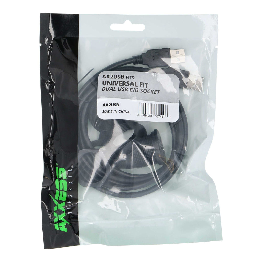 Axxess AX2USB Dual USB Cigarette Socket