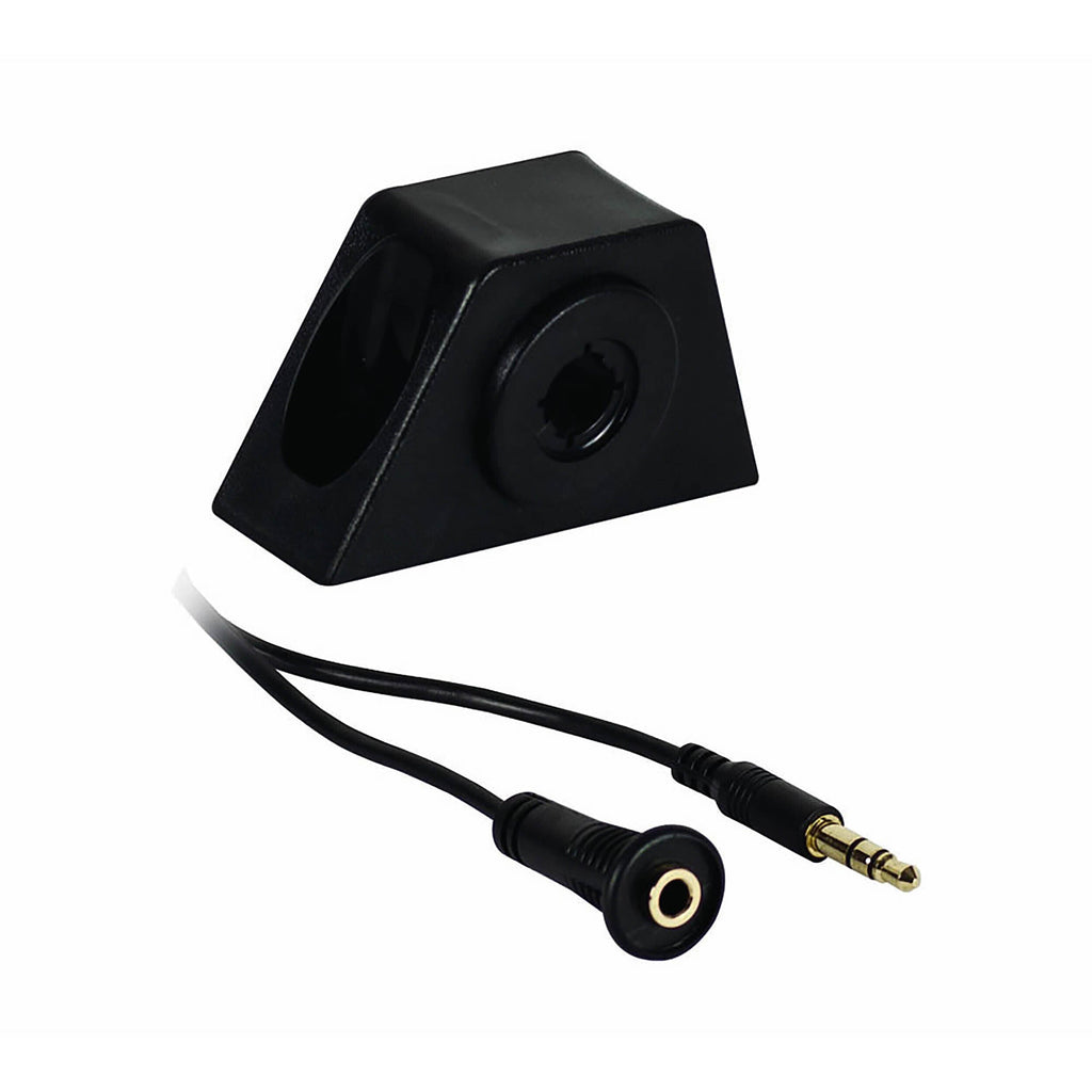 Axxess AX35E-6 Male 3.5mm cable plug to Female 3.5mm jack with mount