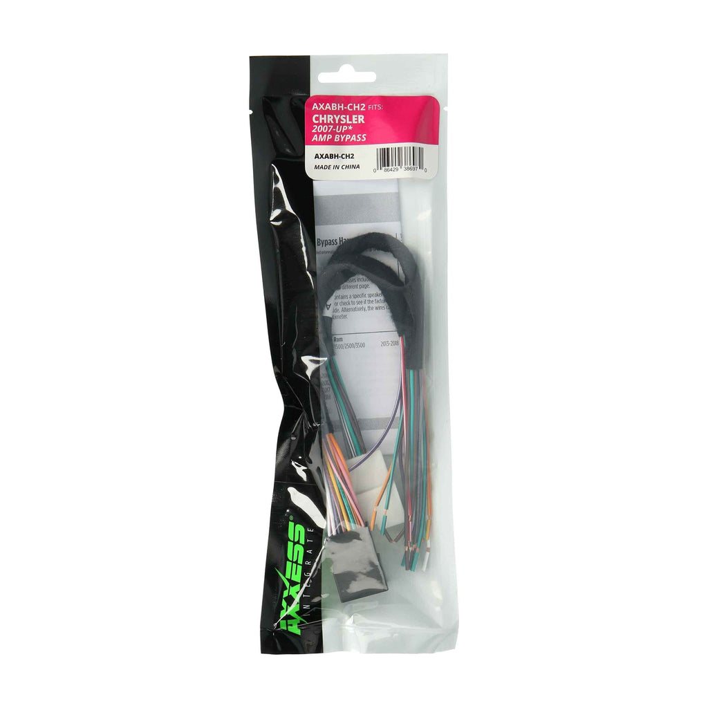 Axxess AXABH-CH2 Amplifier Bypass Harness - Fits Select Chrysler Models 2007-2021