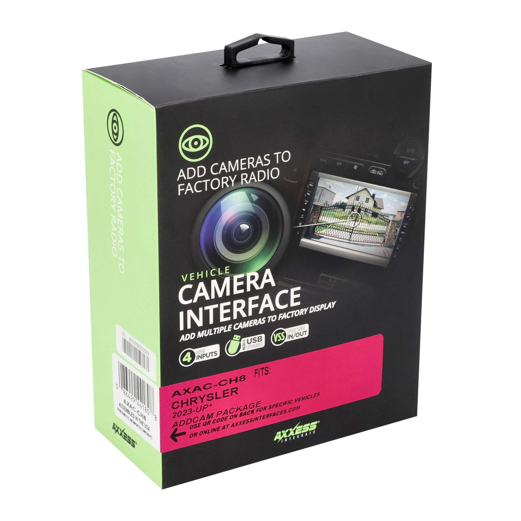 Axxess AXAC-CH8 Camera Data Interface with Pre-Wired Harness - Fits Select Chrysler Models 2023-UP