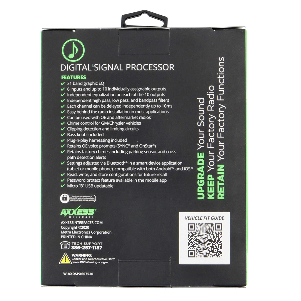 Axxess AXDSPX-GM33 DSP Data Interface with Pre-wired Harness - Fits Select GM Models 2021-UP