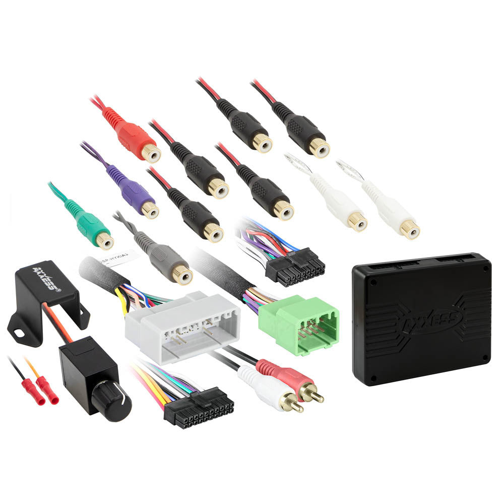 Axxess AXDSPX-HK2 DSP Data Interface with Amplifier Bypass Harness - Fits Select Hyundai/Kia Models 2011-2020