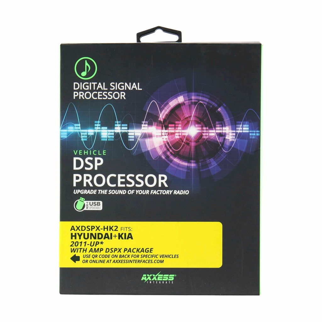 Axxess AXDSPX-HK2 DSP Data Interface with Amplifier Bypass Harness - Fits Select Hyundai/Kia Models 2011-2020