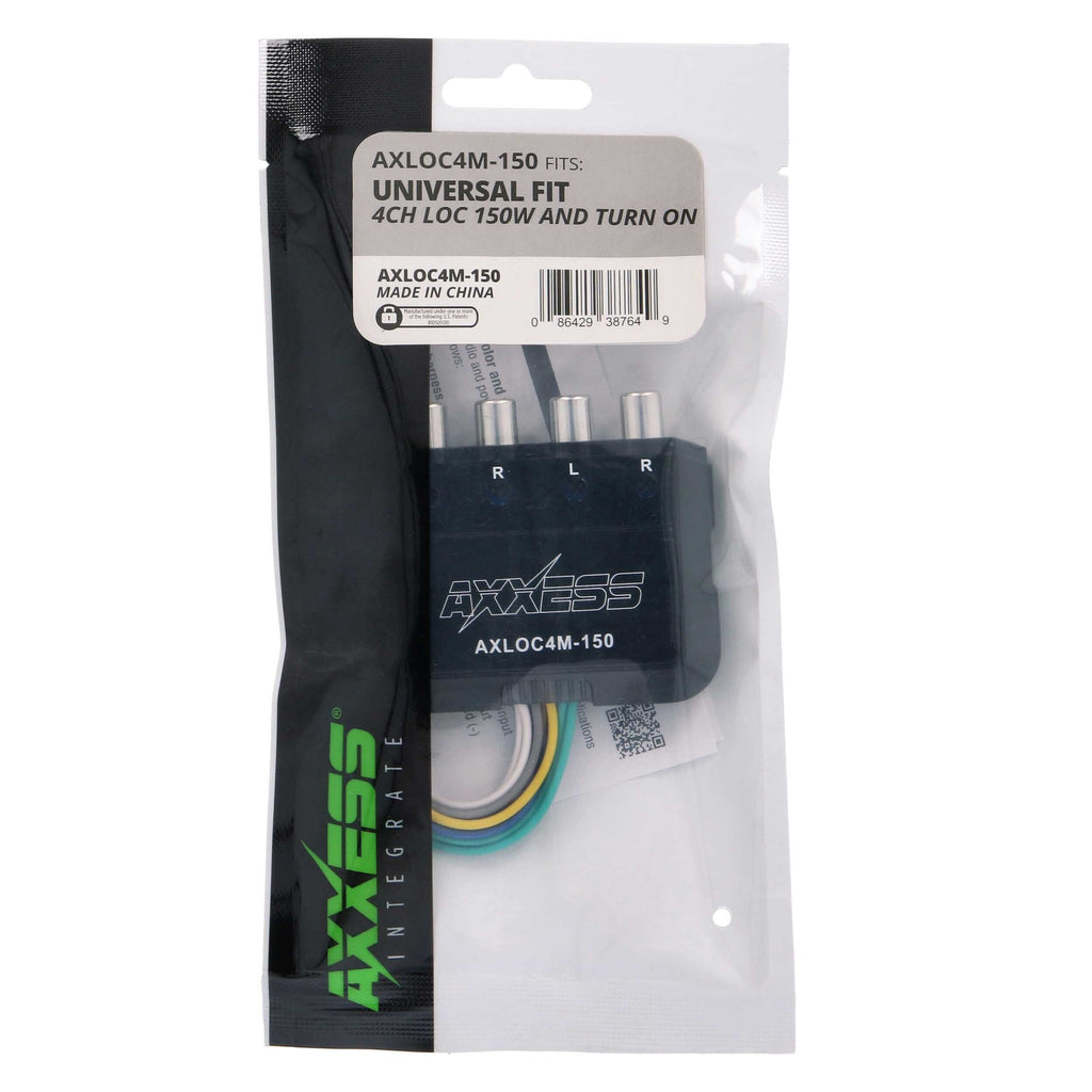 Axxess AXLOC4M-150 Mini 150 Watt 4 Channel Line Output Converter