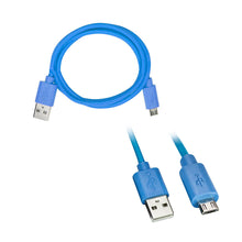 Charger l'image dans la galerie, Axxess AXMROB-BL 3 Foot Replacement Micro B Cables - Blue