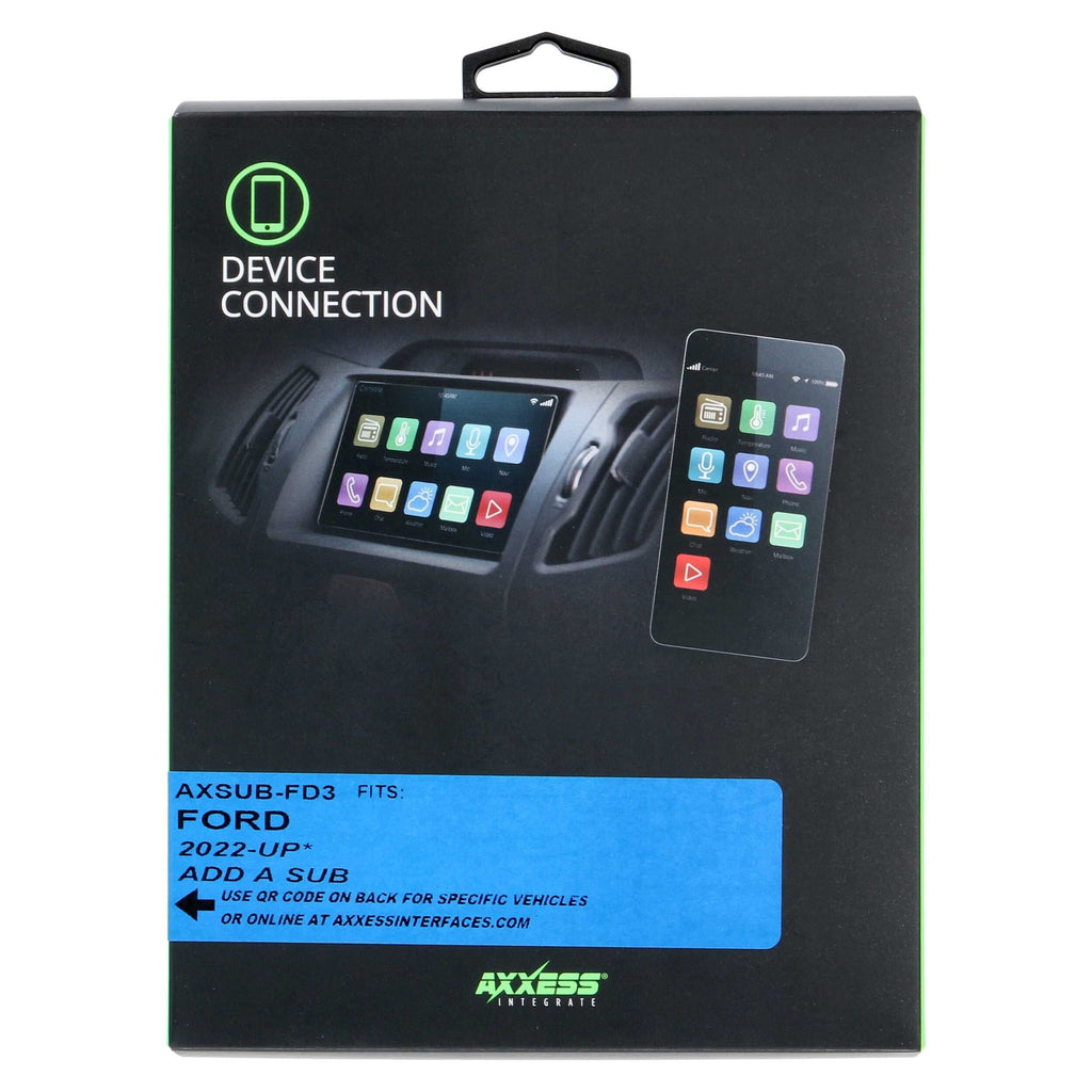 Axxess AXSUB-FD3 CAN-BUS INTERFACE TO PROVIDE SUB -RCA 5-VOLT + VOLUME CONTROL - FORD 2022-UP
