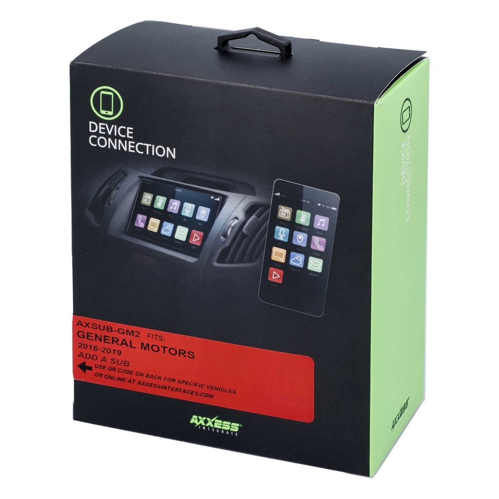 Axxess AXSUB-GM2 CAN-BUS INTERFACE TO PROVIDE SUB -RCA 5-VOLT + VOLUME CONTROL - GENERAL MOTORS 2014-UP