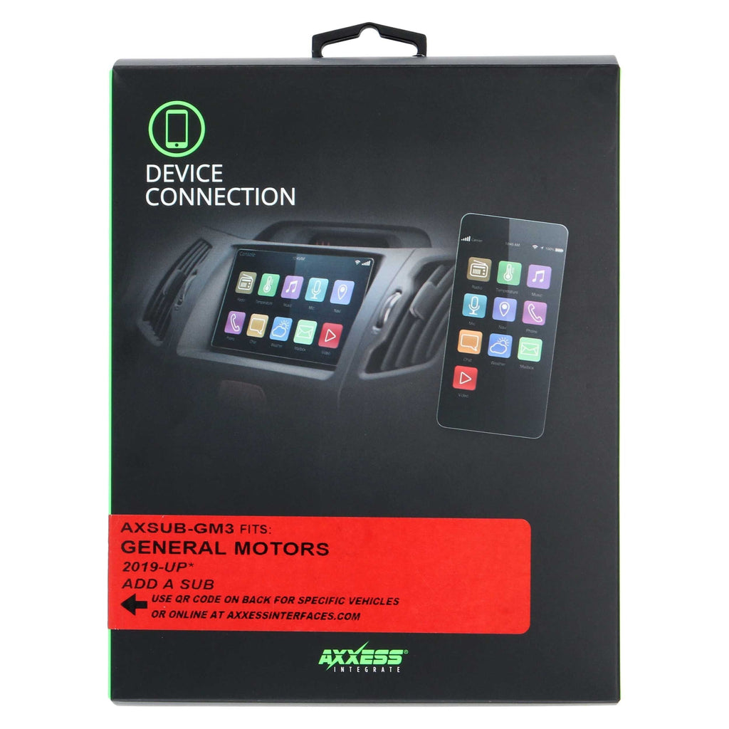 Axxess AXSUB-GM3 CAN-BUS INTERFACE TO PROVIDE SUB -RCA 5-VOLT + VOLUME CONTROL - GENERAL MOTORS 2019-UP