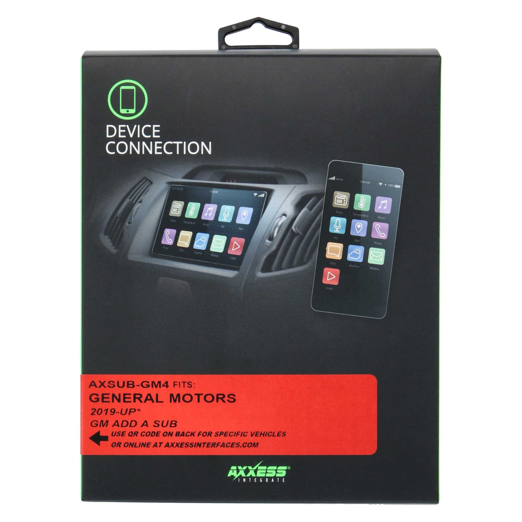 Axxess AXSUB-GM4 CAN-BUS INTERFACE TO PROVIDE SUB -RCA 5-VOLT + VOLUME CONTROL - GENERAL MOTORS 2019-UP