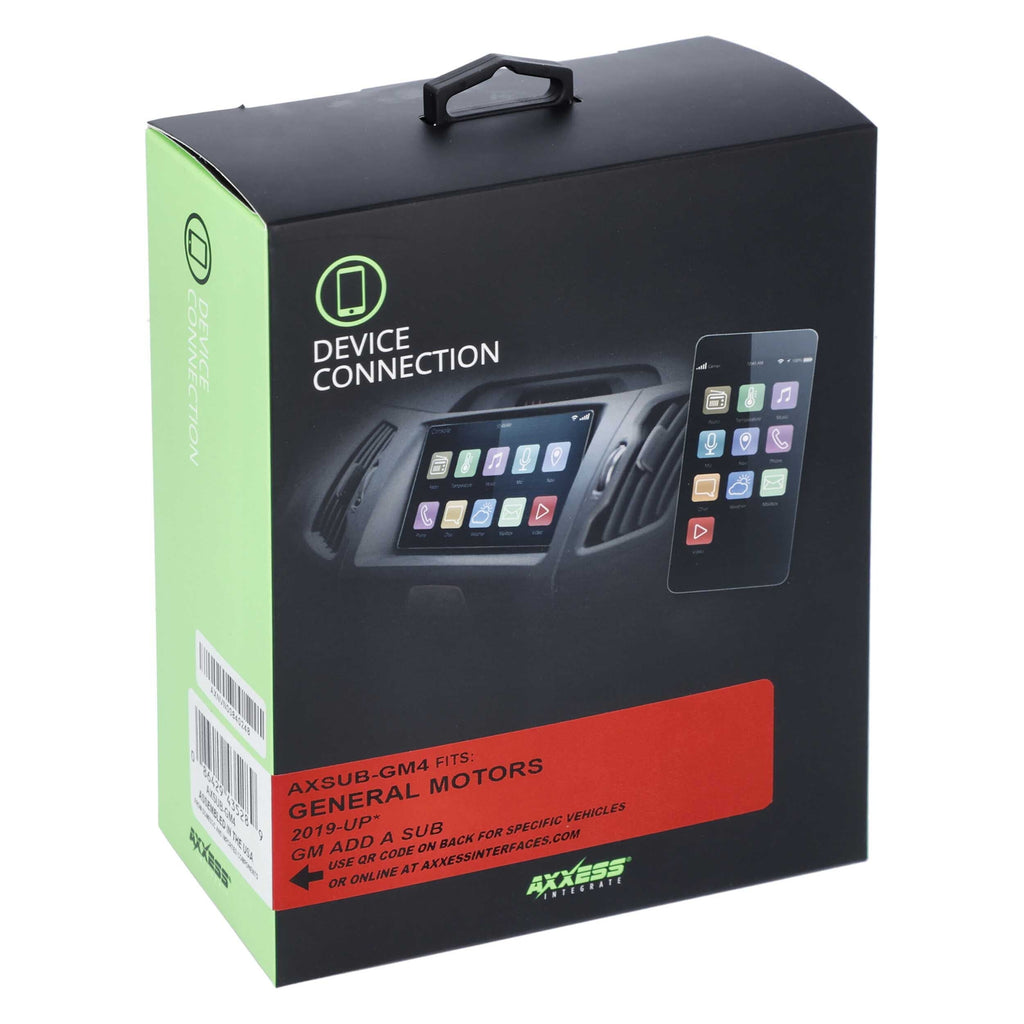 Axxess AXSUB-GM4 CAN-BUS INTERFACE TO PROVIDE SUB -RCA 5-VOLT + VOLUME CONTROL - GENERAL MOTORS 2019-UP
