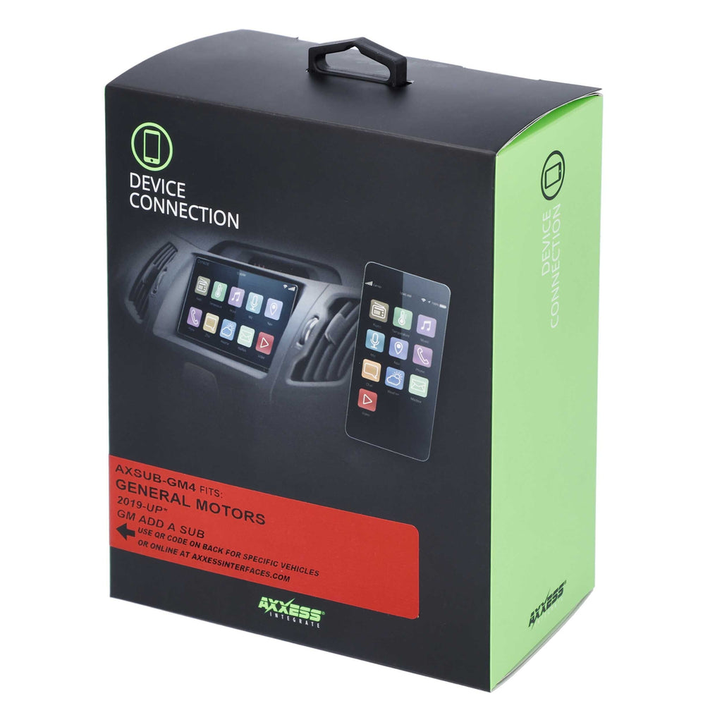 Axxess AXSUB-GM4 CAN-BUS INTERFACE TO PROVIDE SUB -RCA 5-VOLT + VOLUME CONTROL - GENERAL MOTORS 2019-UP