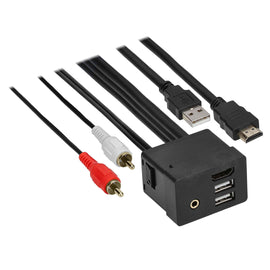 Axxess AXUSB-HK3 USB/AUX/HDMI Replacement Panel 3 Feet - Hyundai/Kia 2014-Up