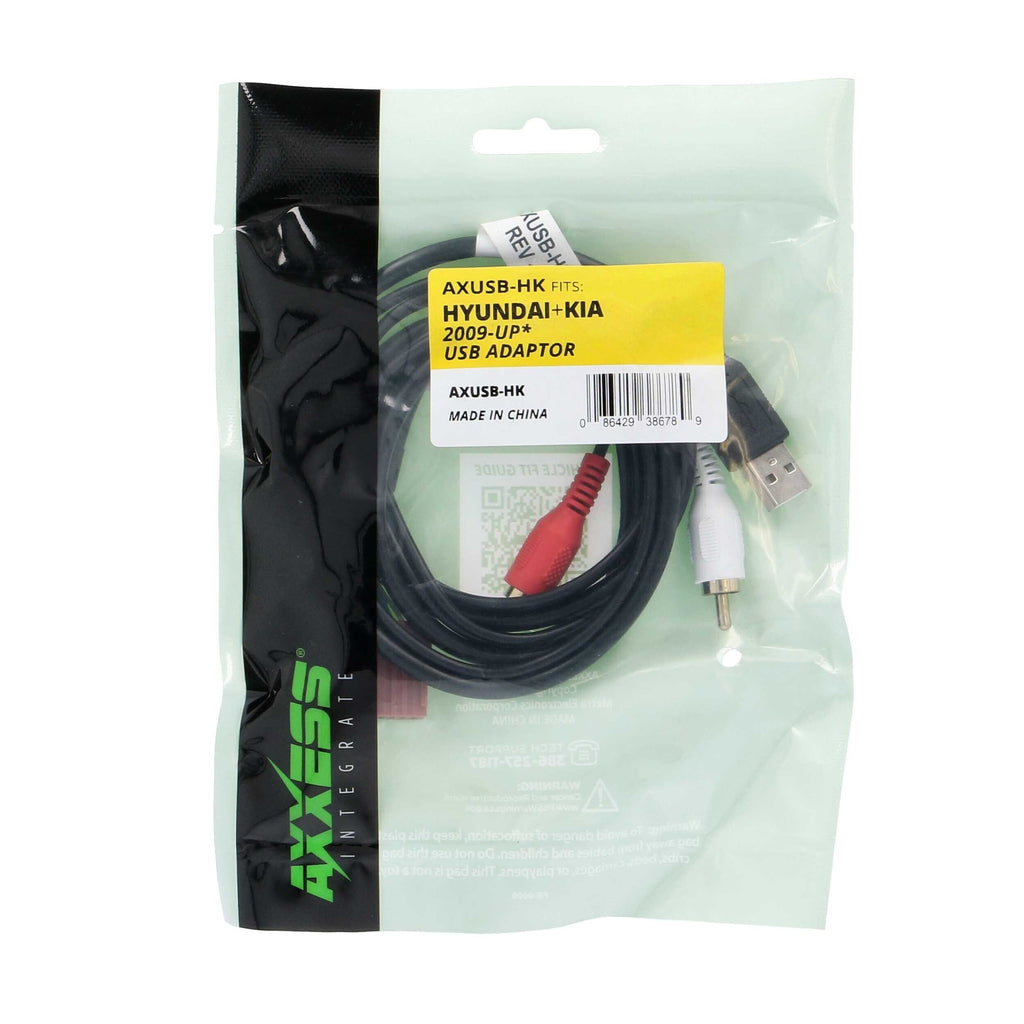Axxess AXUSB-HK USB Retention Harness 12 Inch - Hyundai/Kia 2009-Up