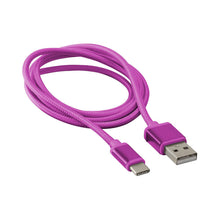 Charger l'image dans la galerie, Axxess AXUSBC-PK USB-C Replacement Cable- 3 Ft, Pink