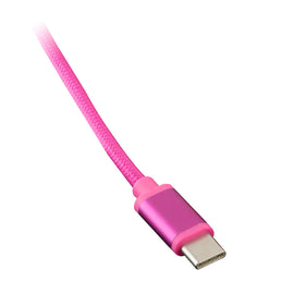 Axxess AXUSBC-PK USB-C Replacement Cable- 3 Ft, Pink