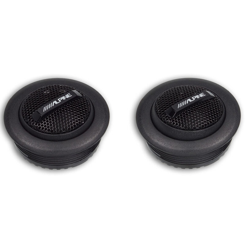 Alpine S-S10TW 240W S-Series 1" Silk Dome Tweeter Set