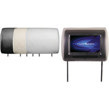 Load image into Gallery viewer, 2 Power Acoustik H-71CC Universal Replacement Headrest Monitor w/ 7” LCD