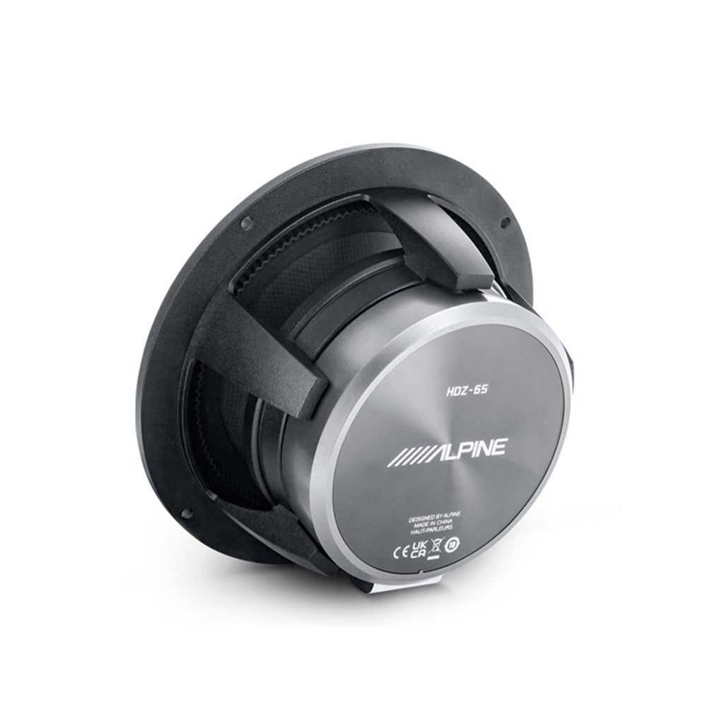 2 Alpine HDZ-65 600W Status Hi-Res 6.5” (16.5cm) 2-way Coaxial Speakers